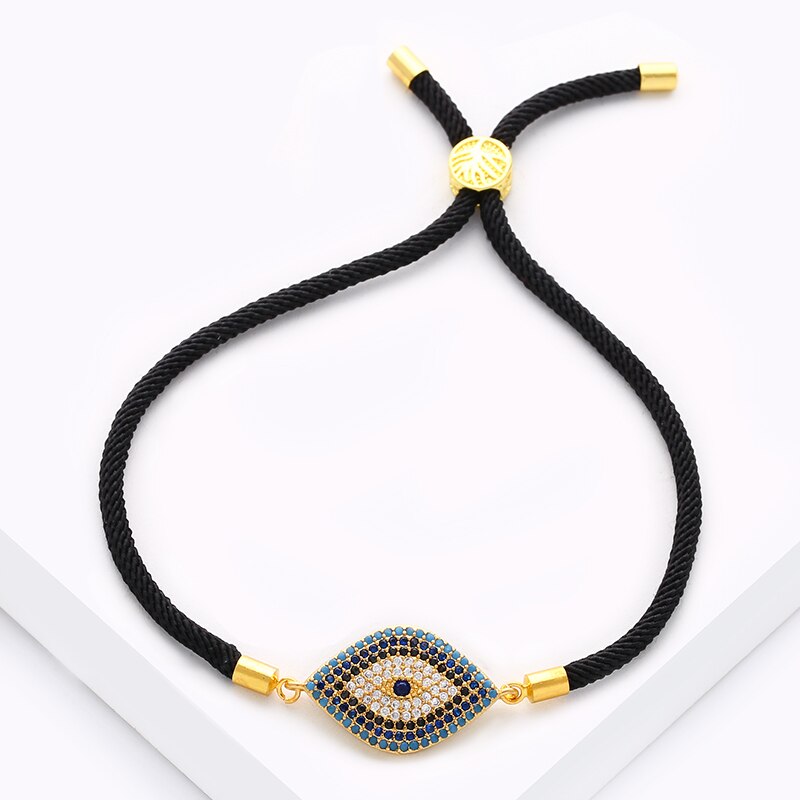 Adjustable Evil Eye Bracelet