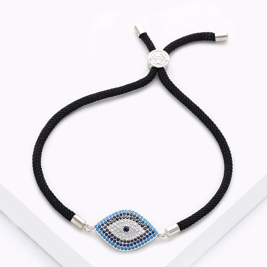 Adjustable Evil Eye Bracelet