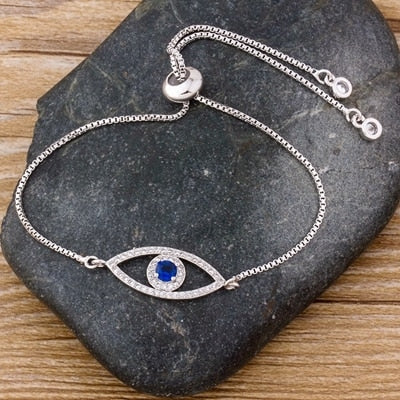 Luxury Evil Eye Charm Bracelet