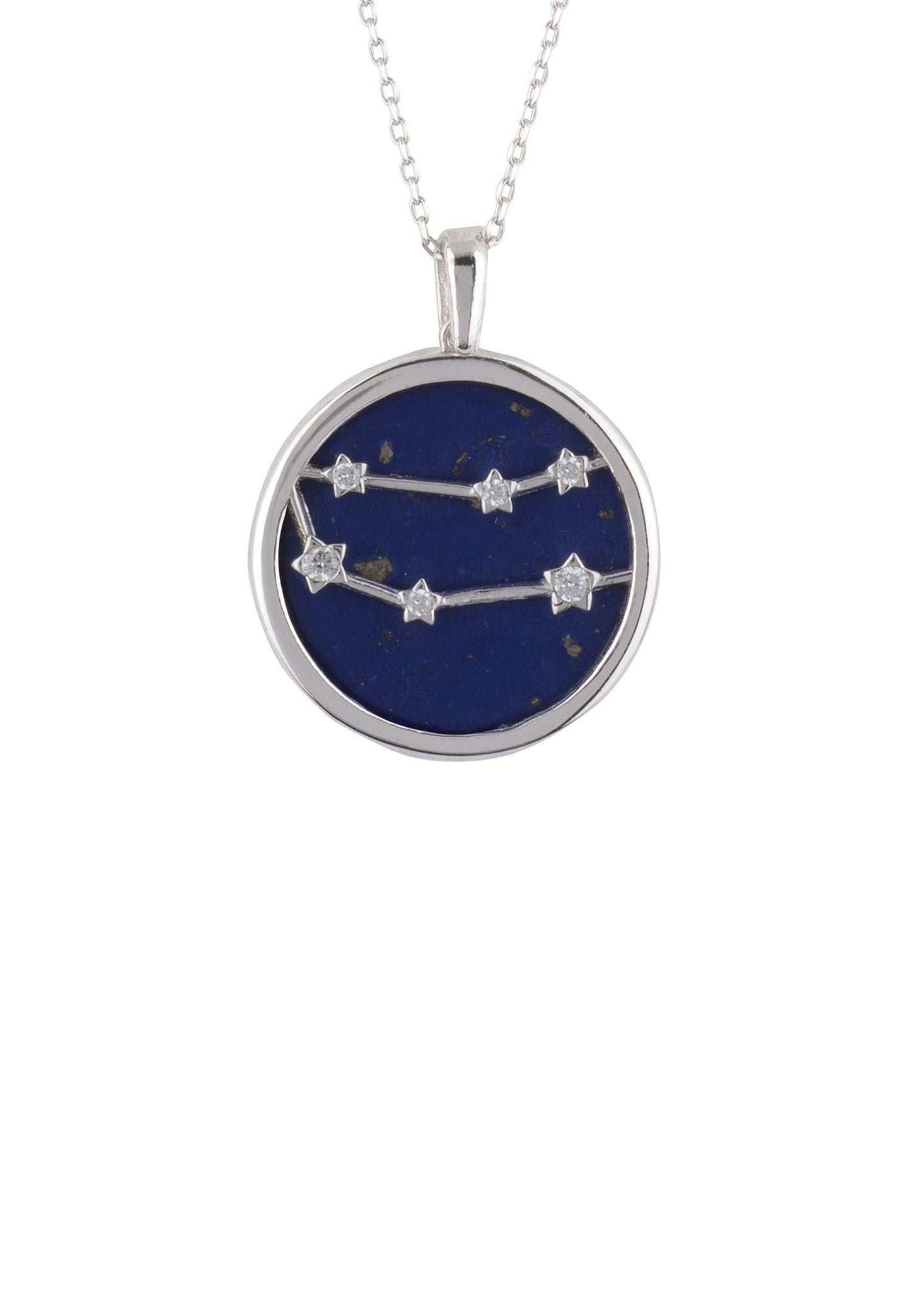 Gemini Zodiac Star Constellation Pendant Necklace