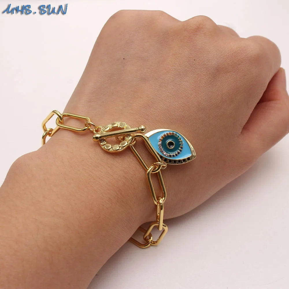 Lucky Eye Pendant Bracelet