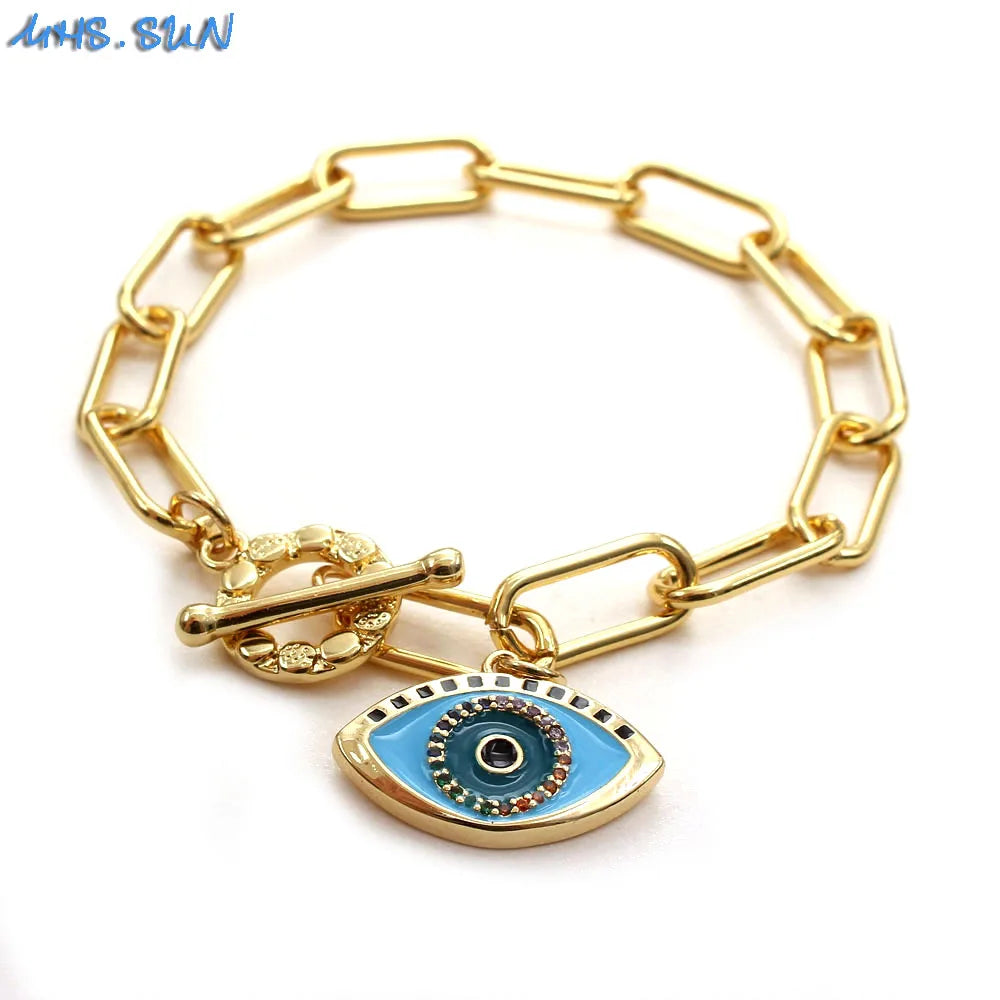 Lucky Eye Pendant Bracelet