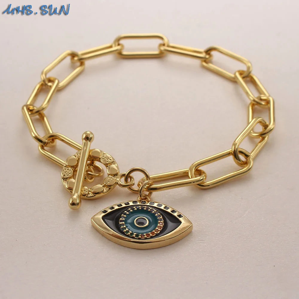 Lucky Eye Pendant Bracelet