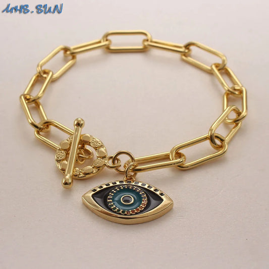 Lucky Eye Pendant Bracelet