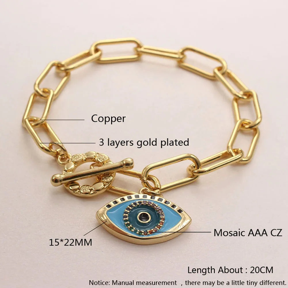 Lucky Eye Pendant Bracelet