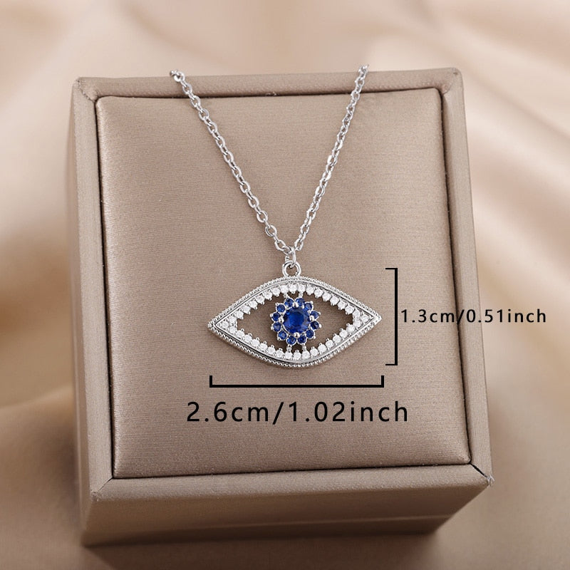 Necklace with Evil Eye Pendant