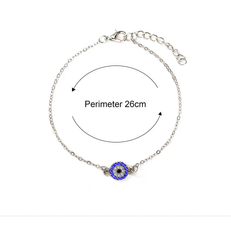 Blue Evil Eye Anklet