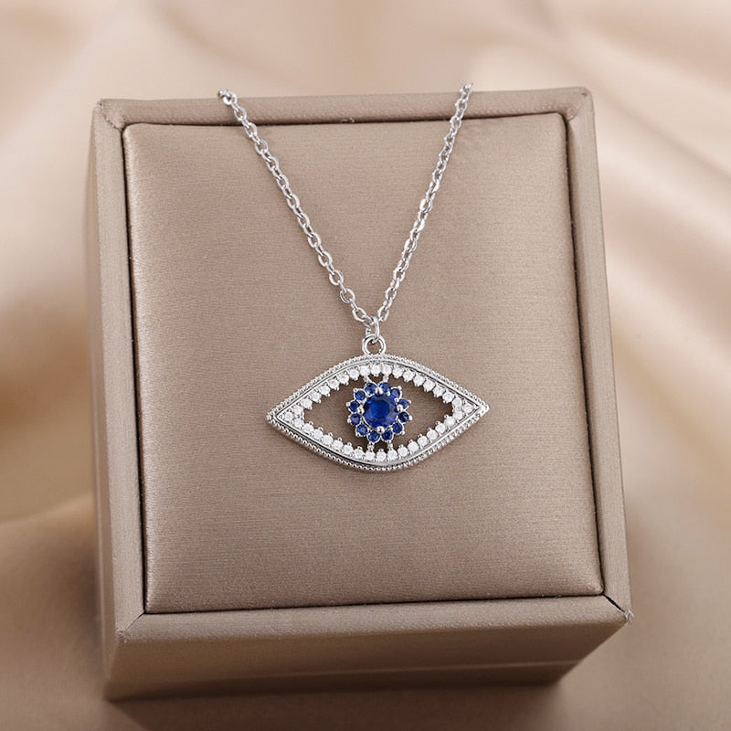 Necklace with Evil Eye Pendant