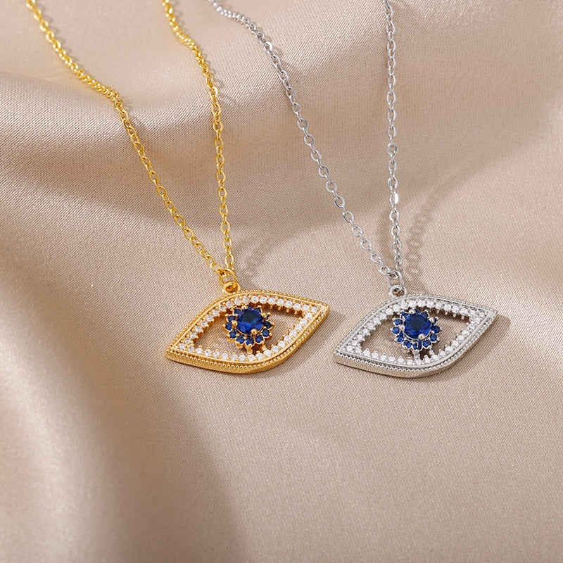 Necklace with Evil Eye Pendant