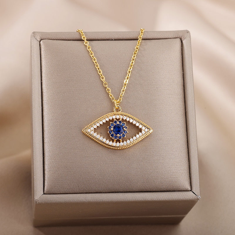 Necklace with Evil Eye Pendant