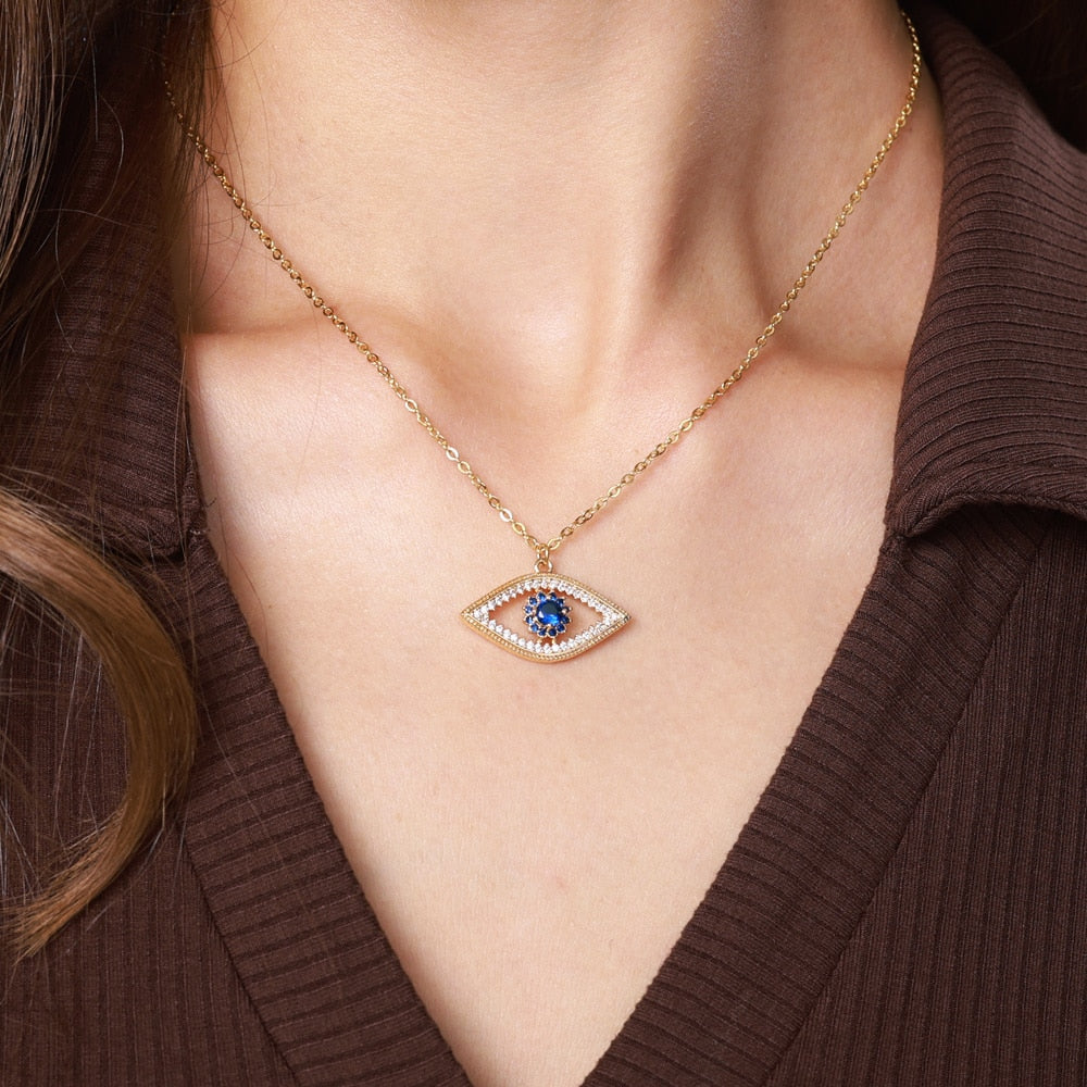 Necklace with Evil Eye Pendant