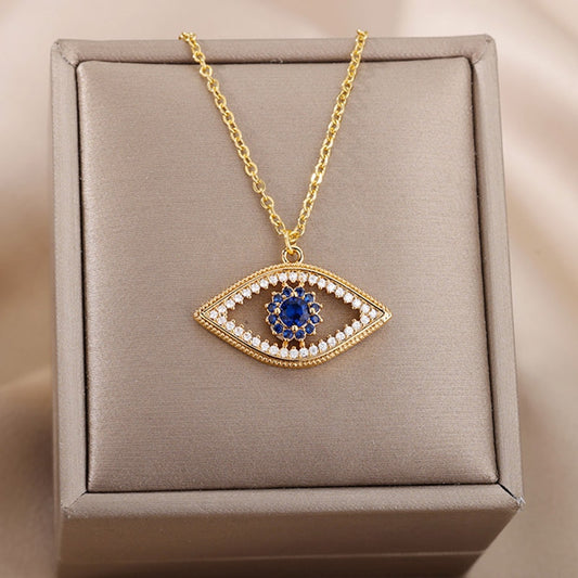 Necklace with Evil Eye Pendant